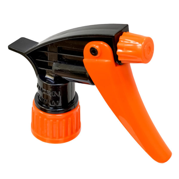 Orange Black Chemical Resistant Trigger Sprayer, 28/410