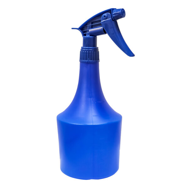 Blue HDPE Bottle 1000mL with All-Blue NBR Trigger Sprayer