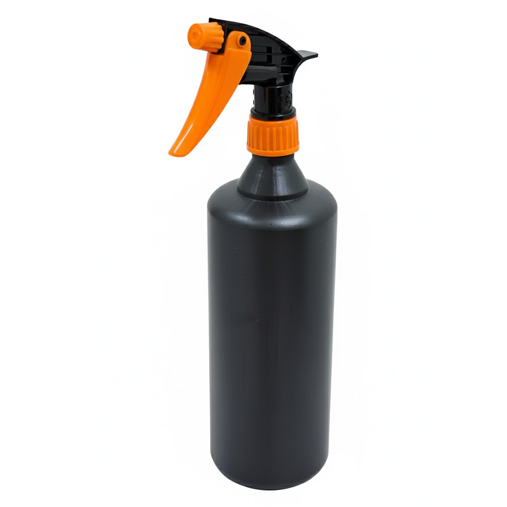 1000ml Matte Black Chemical-Resistant Spray Bottle with Professional Trigger