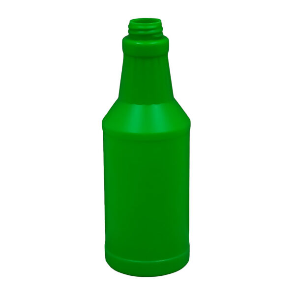 Green HDPE Plastic Bottle 500mL 28/400